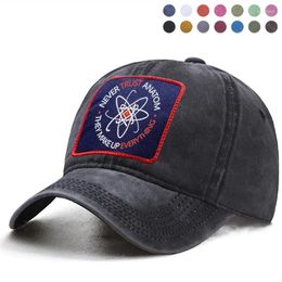 Ball Caps Vertrouw nooit op een atoom Ze vormen alles Wetenschap Baseball Cap Papa Solid Trucker Snapback Bone Hat Pet Vrouw Baretten