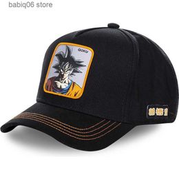 Ball Caps Nieuw Merk Goku Cap Katoenen Baseball Cap Voor Mannen Vrouwen Hip Hop Vader Hoed Bone T230728