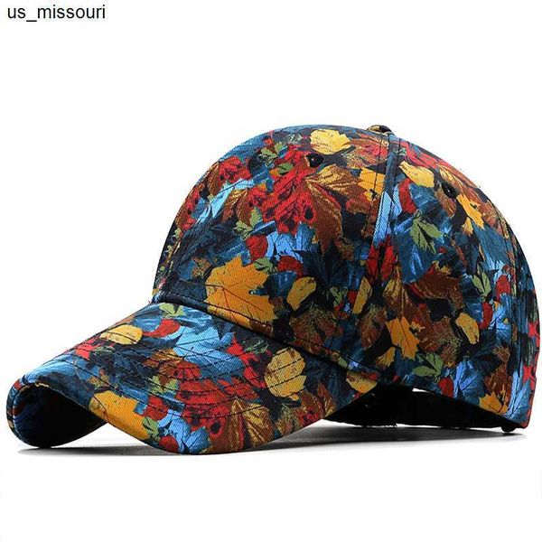 Casquettes de baseball Nouveau Camo Casquette de baseball Casquettes de pêche Hommes Chasse en plein air Camouflage Jungle Chapeau Feuilles d'érable 3D Randonnée Casquette Chapeaux J230520