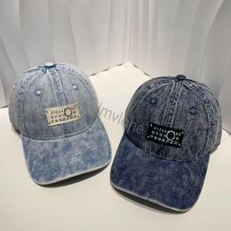 Ball Caps nieuwe Casual Digitale Hoed Cowboyhoed Outdoor Zonnebrandcrème MA Baseball Cap Mannen Vrouwen Hoge Kwaliteit Streetwear 24palmvlone Groen Blauw denim Verstelbare Hoed