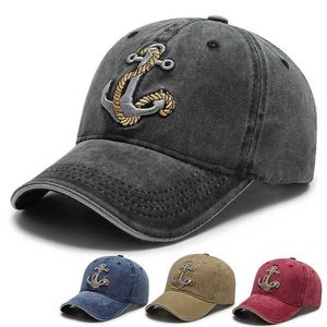 Ball Caps Nouvelles femmes cool hommes Coton Wasée Baseball Cap Broderie quatre saison Vintag Vintag Visor Casual Cap pour femmes hommes T240429