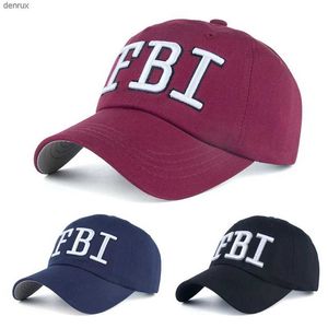 Ball Caps Nouveau chapeau de baseball de mode réglable Unisexe FBI LETTRE DE LETTRE EN OUTDOOR CASSURES CASSAUX HIP HOP GORRAS SNAPBACK POUR MENL240403L240413
