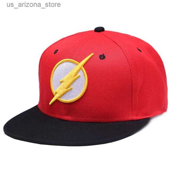 Ball Caps New Fashion Mens Baseball Hat Lightning Brodery Loison SCOS SPORTS HAUTE QUALLE Flash Hop Hop Dad Hat Glasse EP0079 Q240425