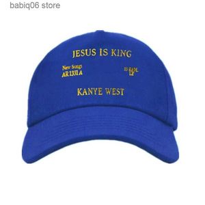 Gorras de béisbol Nuevo Kanye West Jesús es rey Álbum Gorras de béisbol Bordado Papá Sombrero Unisex Mujer Hombre Sombreros Último álbum T230728