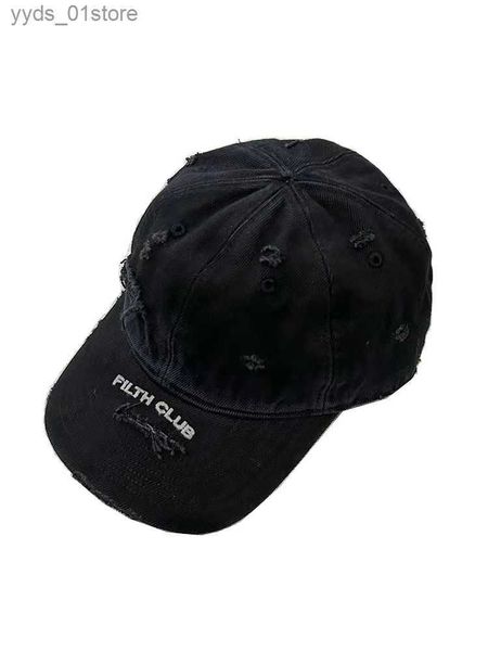 Ball Caps Nouveau luxe 2023 GRALLZ Projet GR Hole brodé Old Wash Mens Womens CHAT C SNBACK C CASQUETTE Baseball Hats décontractés # 160 L46