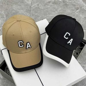 Casquettes de baseball Nouveau printemps Designer de haute qualité Casquette à visière Fasion Casual Lettre CA Casquette de baseball Chapeau pour hommes Snapback Chapeau Casquette Femmes Casquette J240305