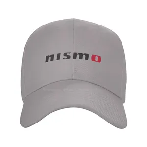 Casquettes de baseball Nismo Logo imprimé graphique décontracté casquette en jean tricoté chapeau de Baseball