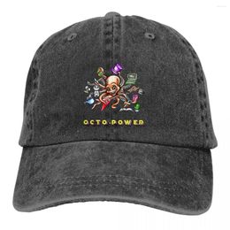 Ball Caps Octopus Multicolor Hat Peaked Women's Cap met acht armen multi-task gepersonaliseerde vizierbeschermingshoeden
