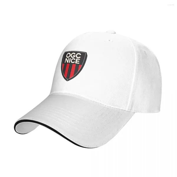 Gorras de bola OGC Nice E Aigon Malla Gorra de béisbol Hombres Mujeres Transpirable Snapback Papá Sombrero Hueso Al aire libre Camo Trucker Hip Hop