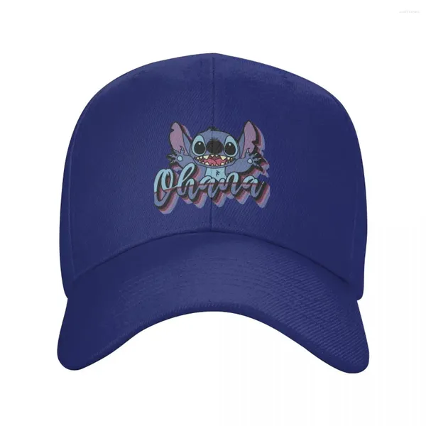 Bola gorra ohana vibradores cospillas capitanes de béisbol mujeres hip-hop camionero trabajador papá sombrero de poliéster ajustable sombreros solar verano