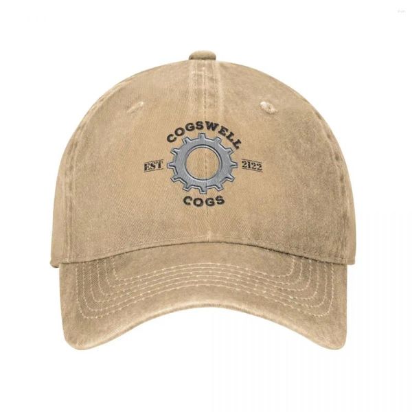 Bola de bolas de la vieja escuela engranajes para el coleccionista Vintage Cowboy Hat Sunhat Beach Bag Outlet 2024 Men's