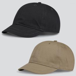 Ball Caps Olokele Summer Short Brim Baseball Hat For Women Men Fashion Sun Chapeaux Femme Casual Peak Cap Hip Hop Trendy