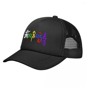 Gorras de bola OM MANI PADME HUM Gorra de béisbol Cosplay Playa Salida de espuma Sombrero de fiesta para hombre para mujer