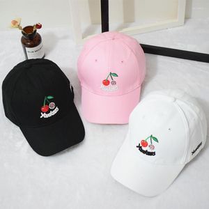 Ball Caps Uitverkoop 1 Pcs 2023 Amerikaanse Fruit Creatieve Baseball Cap Cherry Trucker Hoed Snapback Gorras Bone Mannen Vrouwen