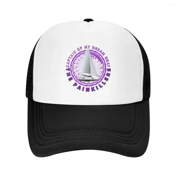 Gorras de pelota en sombrero blanco Capitán personalizado de mi bote de ensueño Fountaine Pajot Catamarancap Baseball Cap Anime Mujeres Mujeres