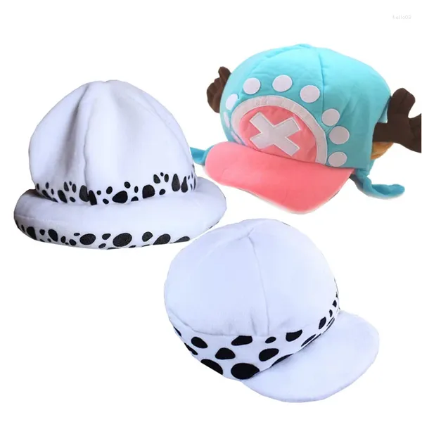 Casquettes de balle une pièce Trafalgarro chapeau COSPLAY peluche Anime périphérique coton Chopper casquette de baseball hommes