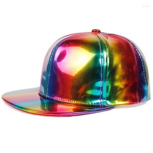 Ball Caps extérieur laser de baseball mode hip-hop snapback unisexe universel chapeaux de marée sauvage