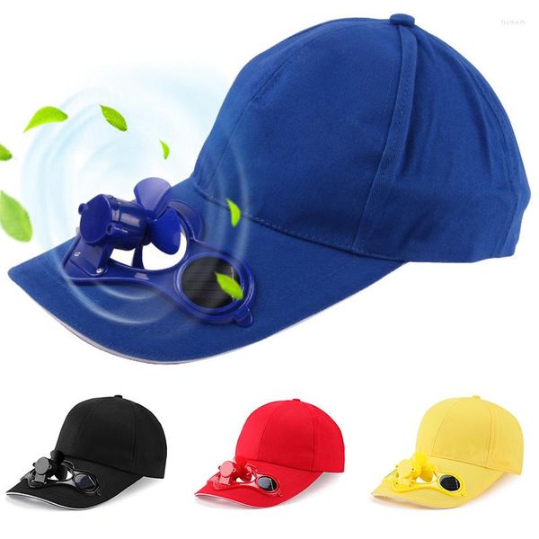 Casquettes de baseball en plein air hommes femmes été casquette de baseball créative avec panneau solaire alimenté ventilateur de refroidissement chapeaux de protection solaire Gorras Para Mujer