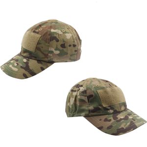 Ball Caps Outdoor Multicam Camouflage Réglable Cap Mesh Tactique Militaire Armée Airsoft Pêche Chasse Randonnée Basketball Chapeau 230506