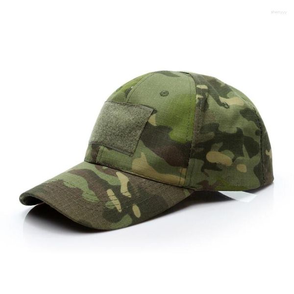 Gorras de bola Deporte al aire libre Snap Back Sombrero de camuflaje Suministros de senderismo Accesorios militares tácticos Gorra de caza del ejército para hombres adultos