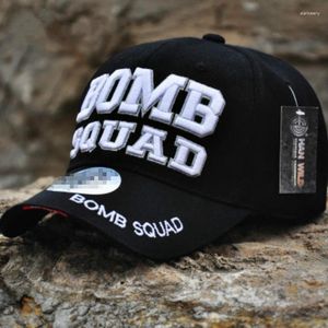 Casquettes de balle Sports de plein air chapeau tactique bombe Squad casquette de Baseball pour hommes Snapback réglable Hip Hop mode tout-match femmes