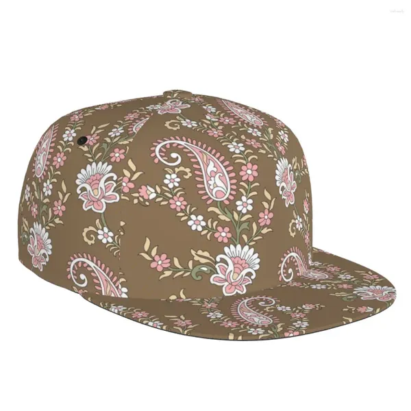 Gorras de bola Paisley Impresión 3D Gorra de béisbol Casual Sombrero para el sol Elegante Estilo étnico Moda Etapa Mujeres Hombres