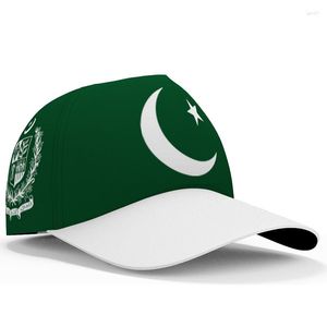 Casquettes de Baseball Pakistan Nom Personnalisé Équipe Logo Islam Arabe Chapeaux Pak Pays Voyage Islamique Pk Nation Drapeau Arabe Pakistanais Couvre-chef