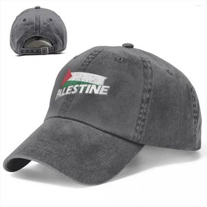 Ball Caps Palestina Vlag Gewassen Baseball Cap Gratis Gazas Streetwear Trucker Hat Zomer Paar Gym Design