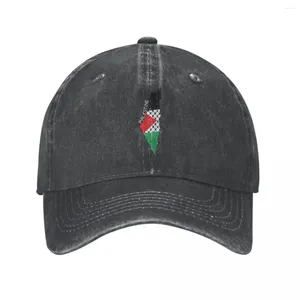 Ball Caps Palestina Palestijnse unisex stijl honkbal pet noodlijdende denim hoeden vintage outdoor alle seizoenen reizen verstelbare zon