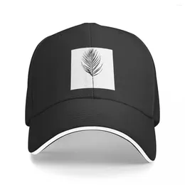 Ball Caps Palm Leaf Illustration - Evelyn Baseball Cap Gentleman Hat pour femmes hommes