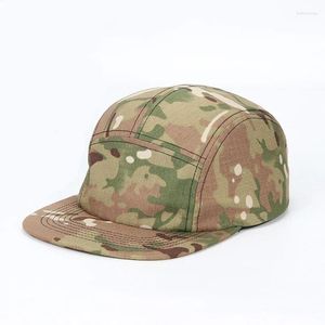 Ball Caps Panel Baseball for Men Women Camouflage Hiphop Skateboard Camo Snapback Chapeaux Sports Camping Hat Casquette Homme