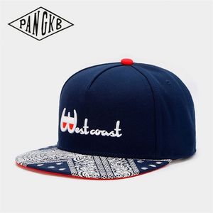 Casquettes de baseball PANGKB Marque WESTCOAST CAP marine Hip-Hop parkour chapeau de sport pour hommes femmes adultes en plein air décontracté soleil casquette de baseball 220920