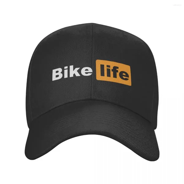 Casquettes de balle Casquette de baseball personnalisée Bike Life pour hommes femmes respirant VTT vélo de montagne cycliste vélo papa chapeau extérieur Snapback