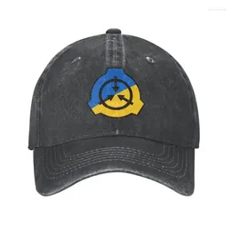 Ball Caps Personnalisés coton ukraine SCP Fondation Baseball Cap Femmes Men Houstable papa chapeau extérieur