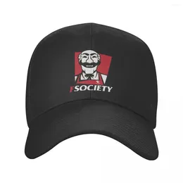 Capas de pelota Personalizada Mr Robot Baseball Cap Mujeres Mujeres transpirables Fsociety Dad Hat Sports Snapback Trucker sombreros