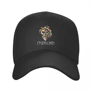 Ball Caps Personnalisé Overlord Skeleton Skull Baseball Cap Hip Hop Femmes Ainz Ainz Ooal Bche papa Chapeau Summer Snapback