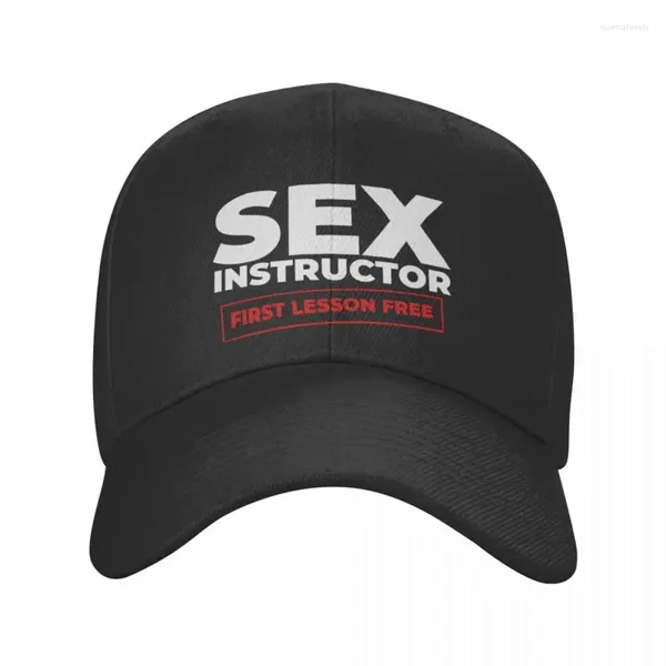 Gorras de bola Personalizadas Sex Instructor Gorra de béisbol Protección solar Hombres Mujeres Ajustable Trucker Sombrero Primavera