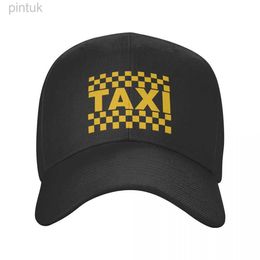 Ball Caps Gepersonaliseerde Taxi Driver Baseball Cap voor Mannen Vrouwen Verstelbare Papa Hoed Streetwear Snapback Caps 24327