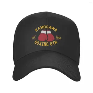 Kogelcaps gepersonaliseerd vintage kamogawa boks gym honkbal pet hiphop mannen dames verstelbare hajime no ippo kbg papa hoed herfst