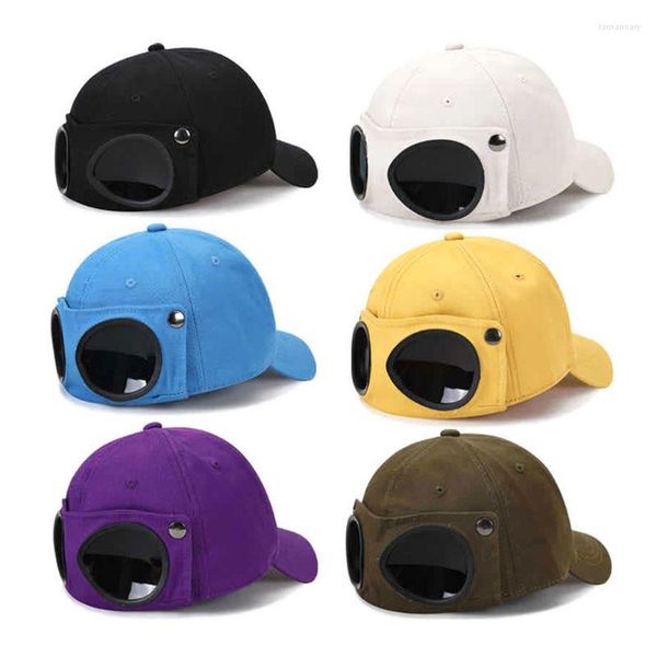 Casquettes de baseball lunettes de pilote casquette de Baseball unisexe athlétique profil bas couleur unie coton lunettes de soleil culminé pour pare-soleil chapeau hommes Wo