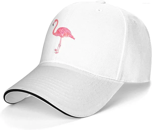 Casquettes de baseball Casquette de baseball classique unisexe avec flamant rose et oiseau