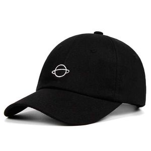 Ball Caps Planet Satellite Mars Baseball Caps For Men Women Boy Anime Pizza Borduurwerk Blk SnapBk Cap Cotton Astronaut Hip Hop Dad Hat P230412