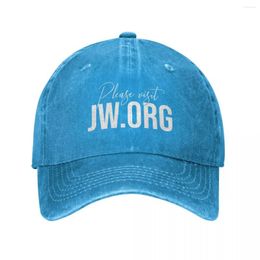 Casquettes de baseball Veuillez visiter JW.ORG Casquette de baseball Gentleman Hat Bobble Femmes Hommes