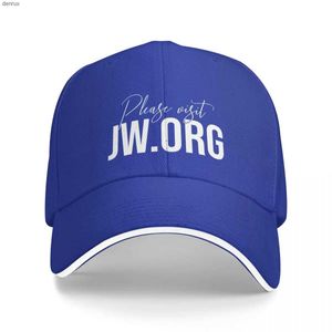 Kogelcaps ga naar jw.org honkbal cap luxe hoed trucker hoeden golf hoed mannen cap damesl240413