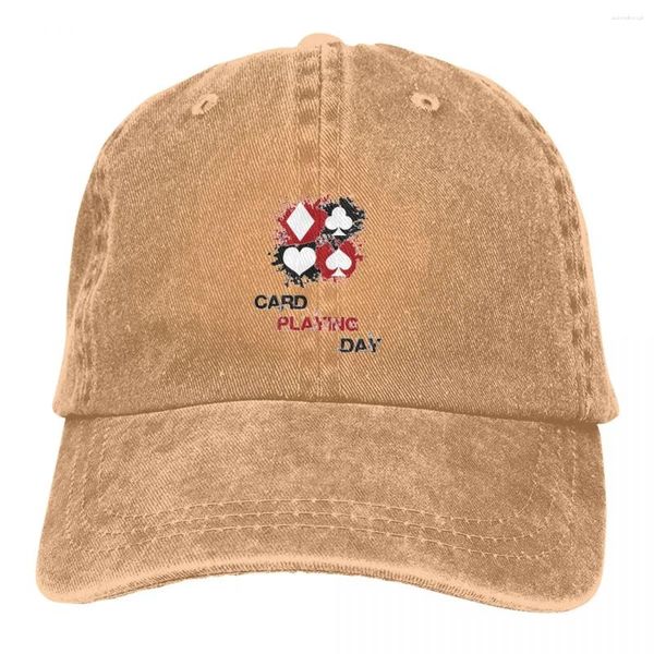 Casquettes de Poker multicolore, chapeau à visière pour femmes, casquette de jeu de cartes Ace, chapeaux de Protection à visière personnalisés