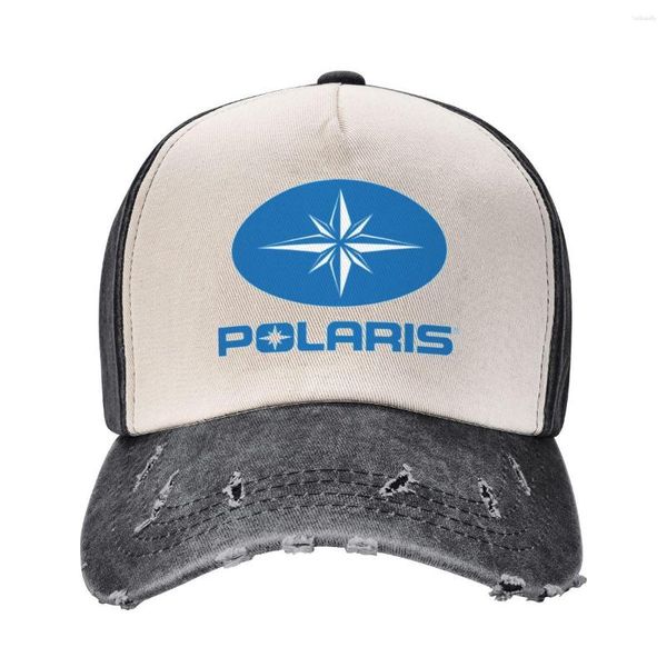 Casquettes de baseball Logo Polaris Chapeaux de camionneur Accessoires Vintage Denim délavé Chapeaux pour hommes femmes réglables