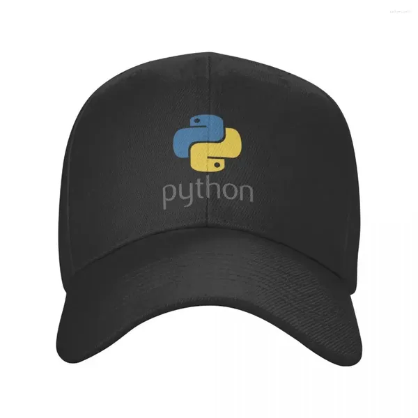 Ball Caps Programmer Python Symbole Baseball Cap Breatchable Computer Developer Programmation Codeur Dad Hat Sports Snapback Trucker Hats