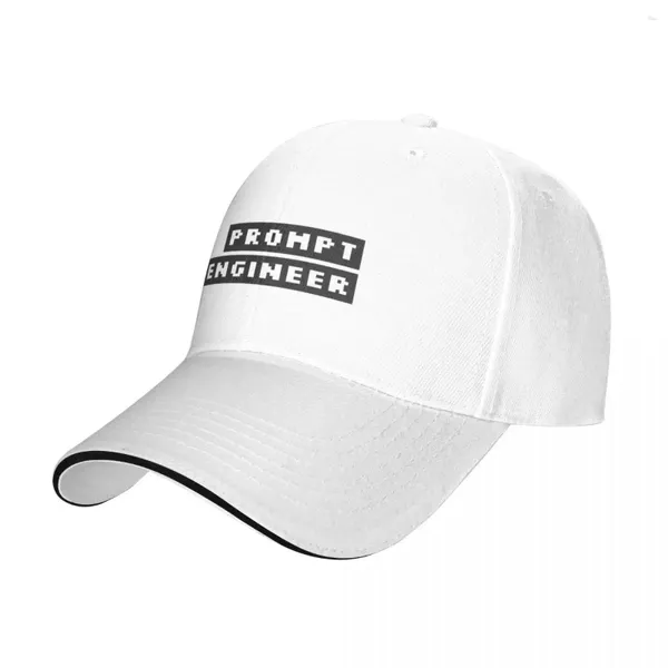 Casquettes de baseball Promp Engineer 8-bit Font Casquette de baseball Visière thermique Chapeaux pour hommes et femmes