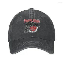 Ball Caps Punk Katoen Viking Ragnar's Raven Baseball Cap Voor Mannen Vrouwen Ademend Valhalla Norse Edda Papa Hoed Sport