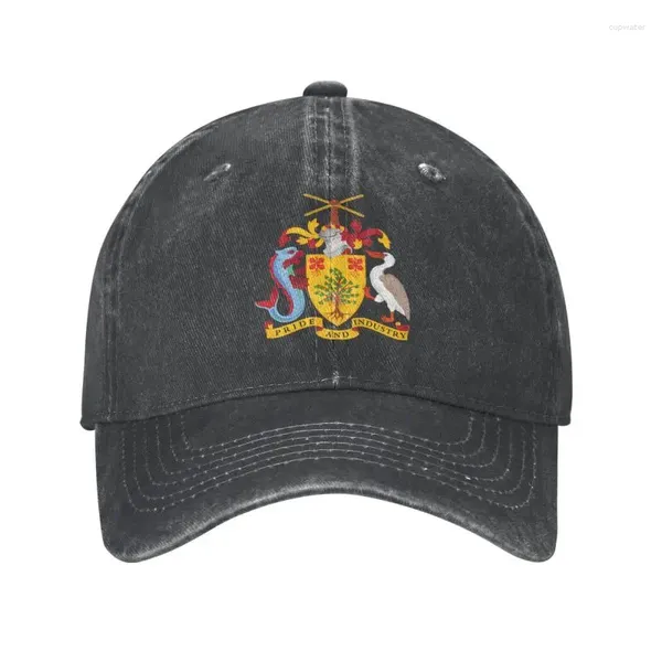 Ball Caps Punk Unisexe Coton Coton Arms Barbade Cap de baseball Adulte Adult Adjustable papa Hat For Men Women Sports